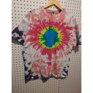Handmade Tie Dye XL Tshirt Atom Burst